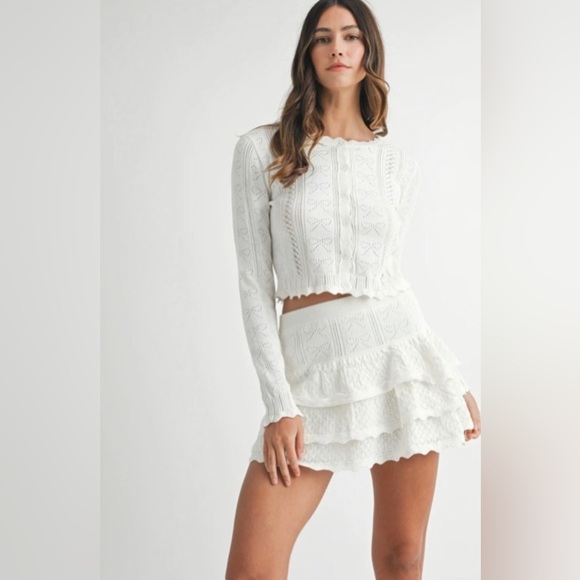 LoveShackFancy Petra in White Sz S - Picture 1 of 15